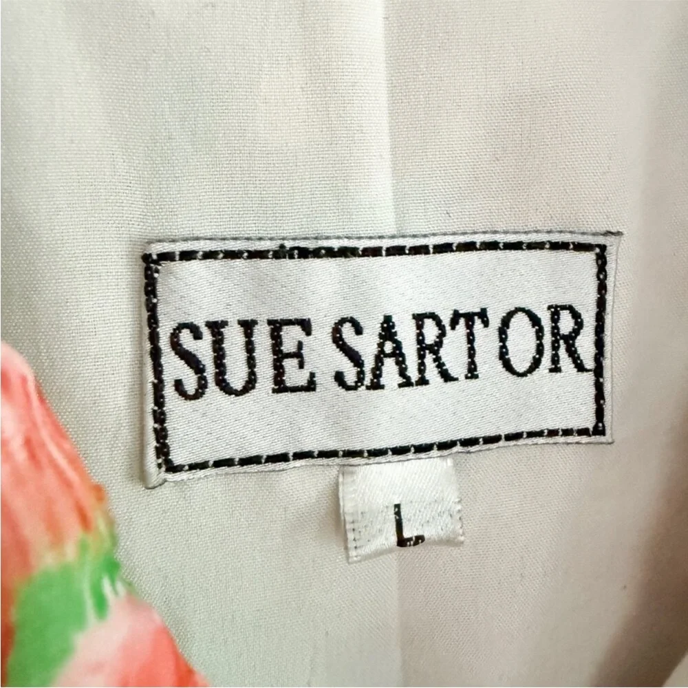 Sue Sartor Boho Floral Tie-Waist Dress - Picture 5 of 9